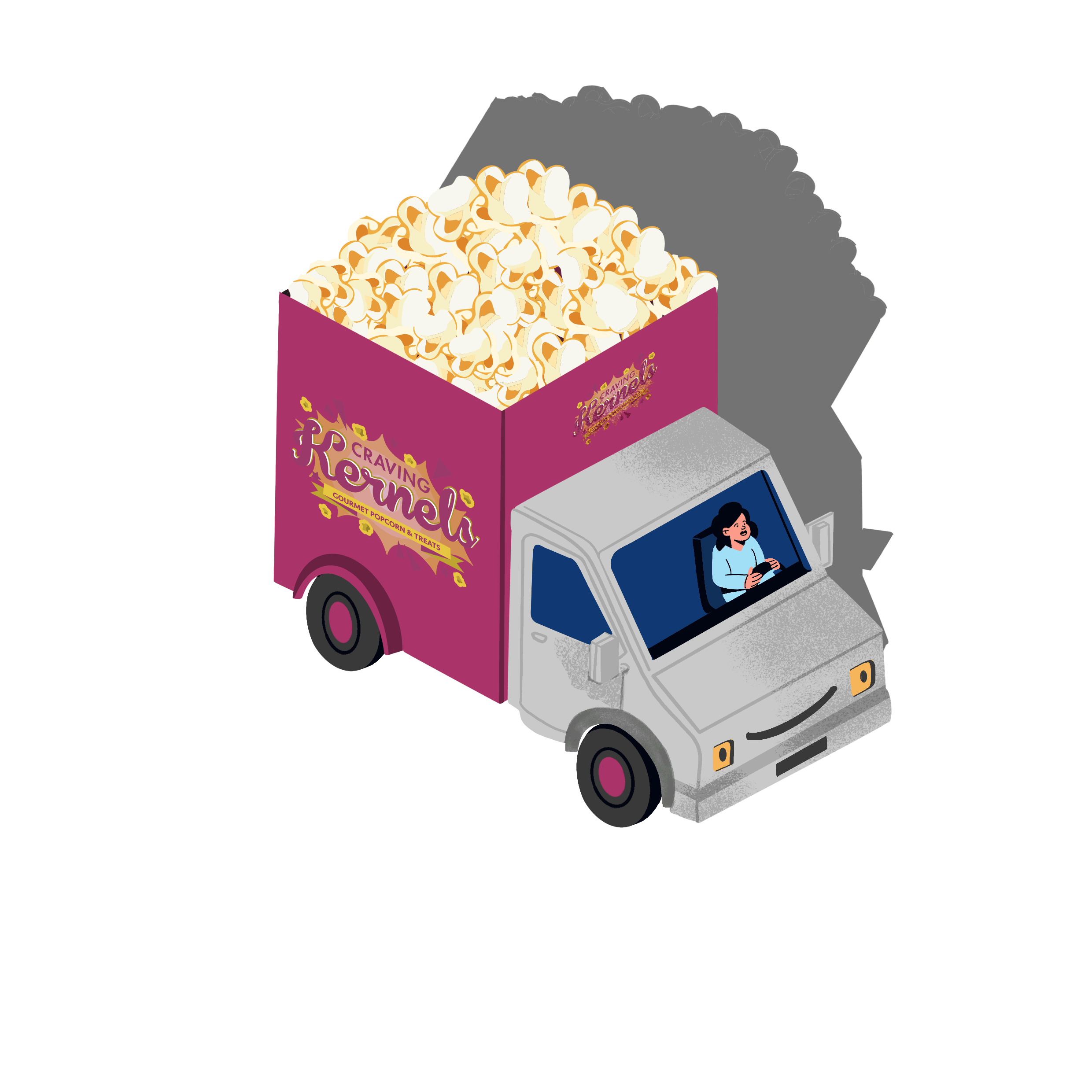 Craving Kernels animated shipping