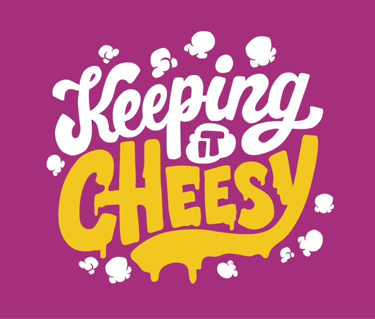 Craving Kernels 'Keeping it Cheesy' t-shirt design